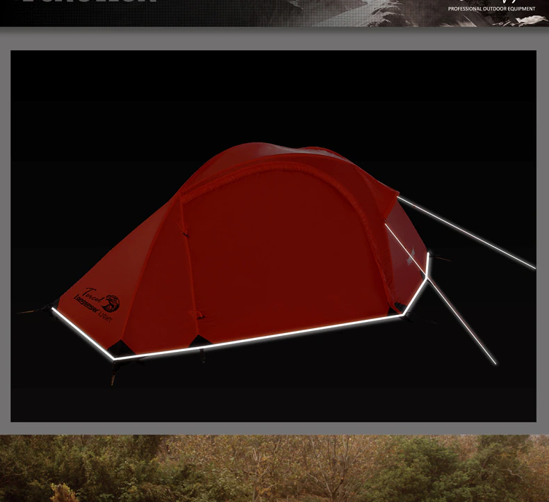 Cheap Goat Tents Silicon ultra light single double layer aluminum rod outdoor camping alpine tents winter tent Tents 
